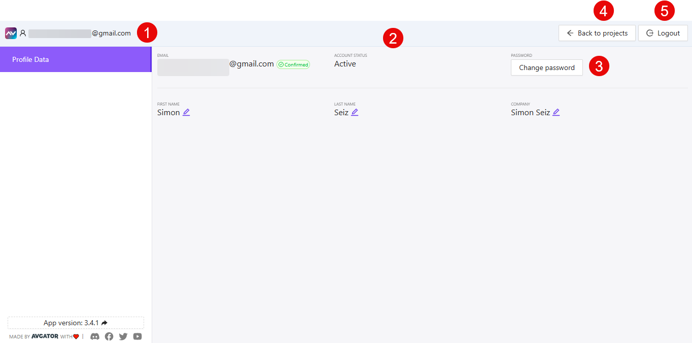 User Profile Overview