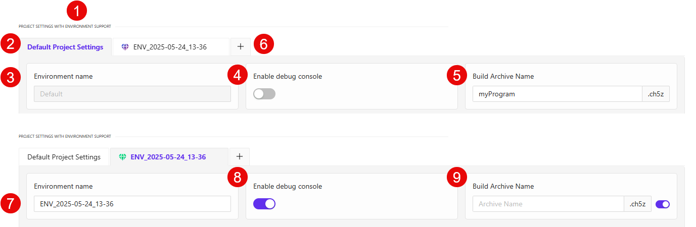 Environment Settings