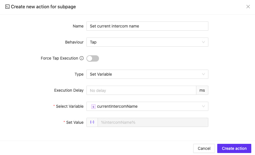 Setting Project Variable
